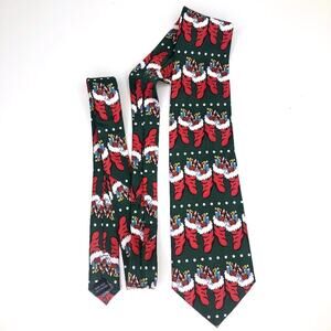 Vintage Keith Daniels Polyester Christmas Stocking Tie